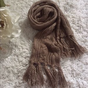 Brown Knitted Scarf